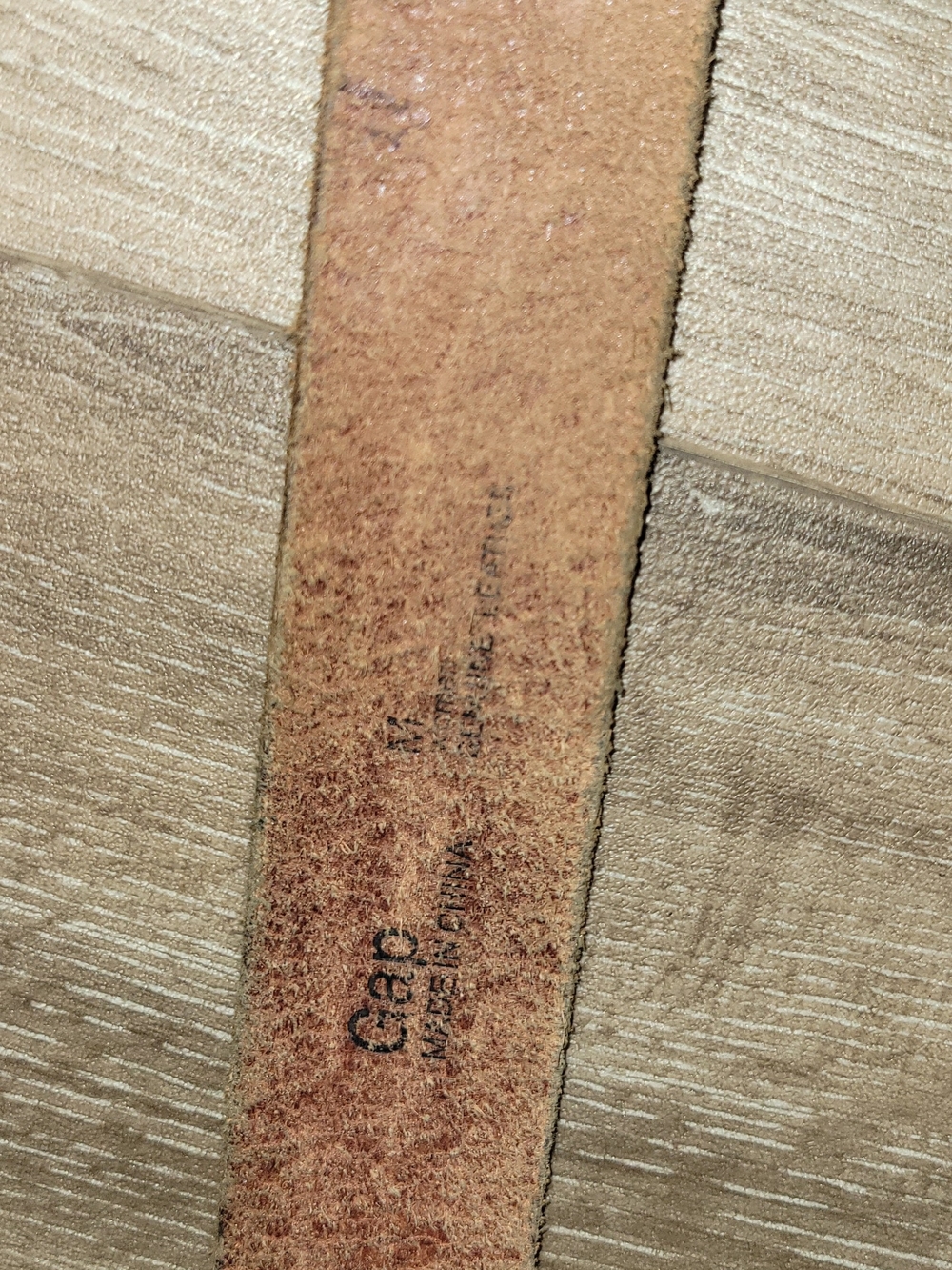 GAP Suede Tan/Brown Leather Belt